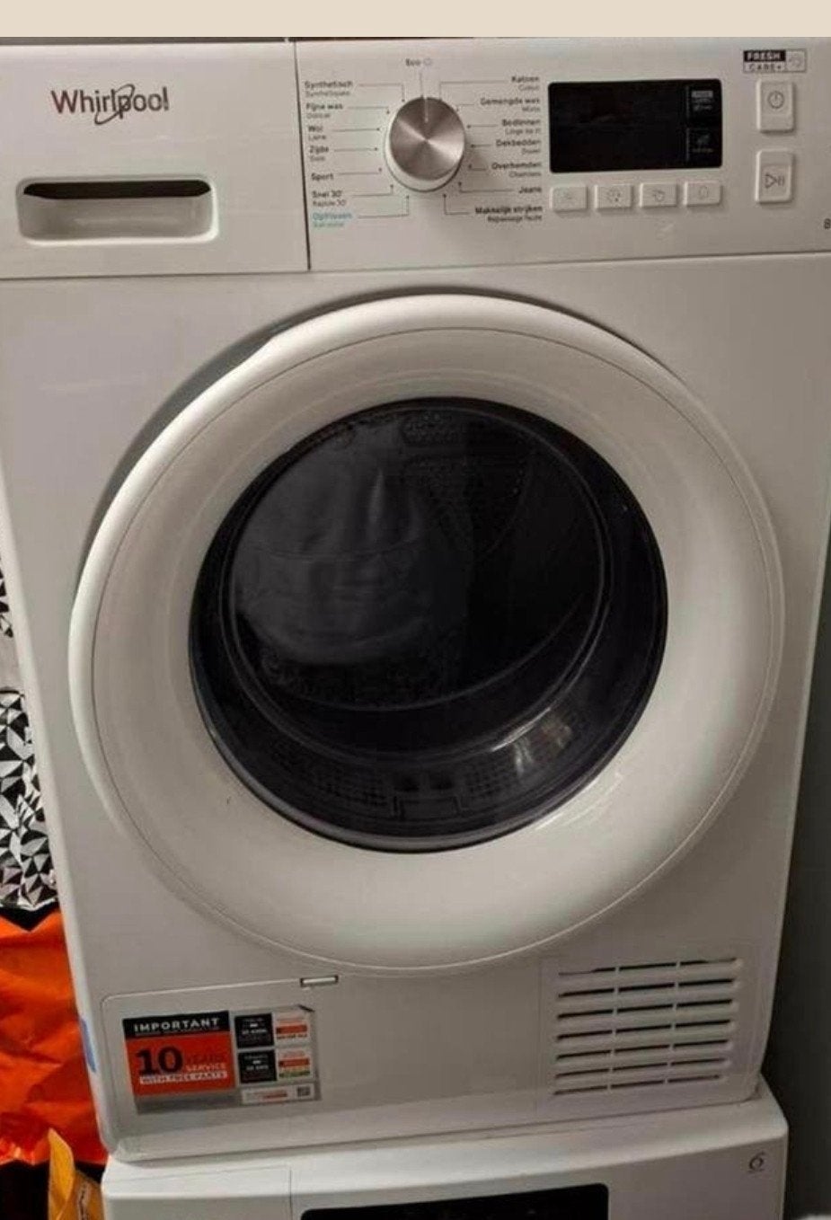 Te koop zgan warmtepompdroger, Witgoed en Apparatuur, Wasdrogers, 6 tot 8 kg, Minder dan 85 cm, Overige typen, Ophalen of Verzenden