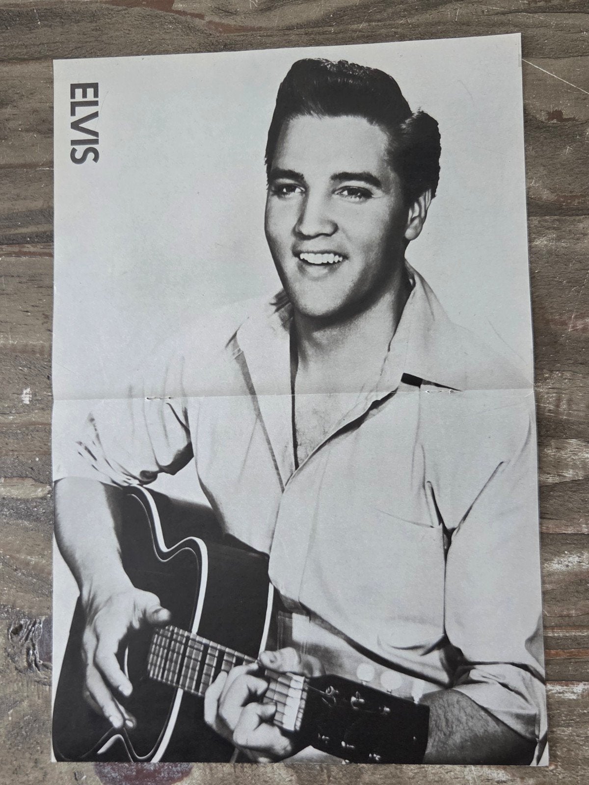Vintage Elvis Presley Poster, Verzamelen, Ophalen of Verzenden, Zo goed als nieuw, Muziek