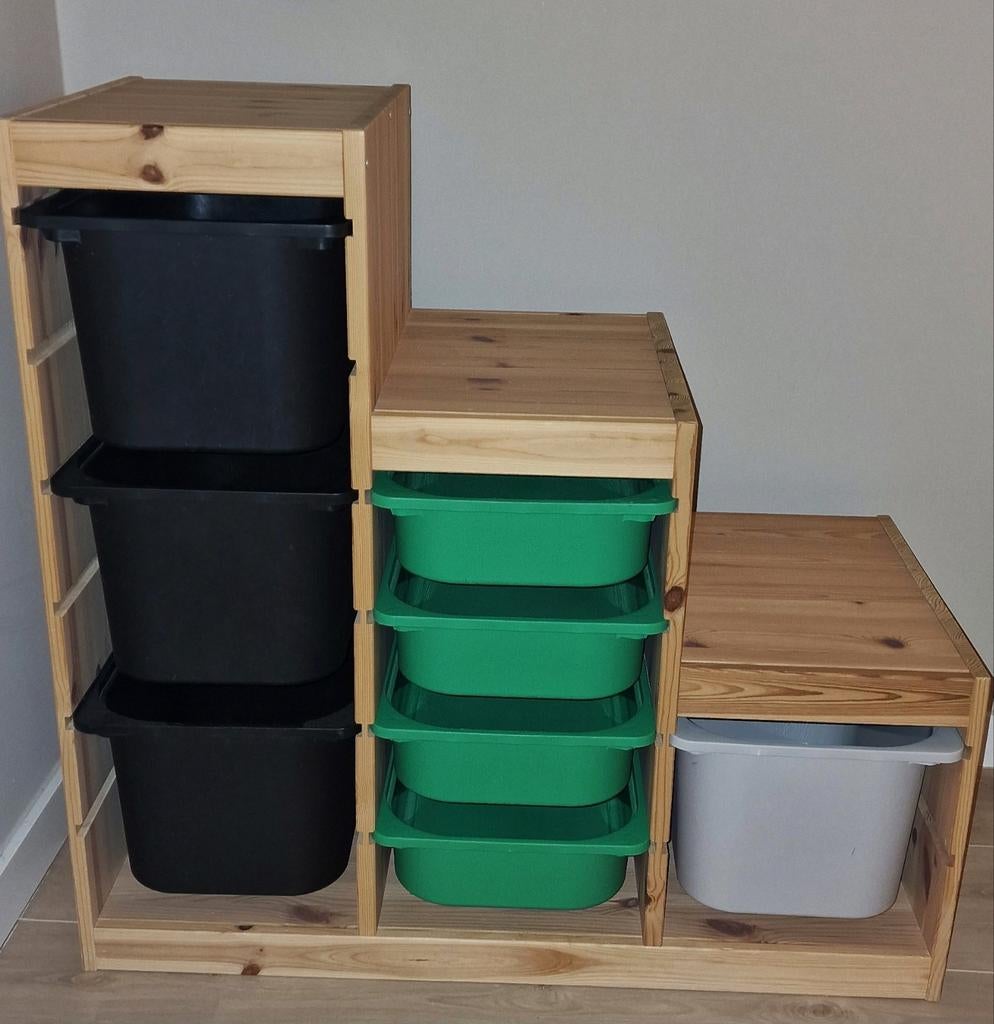 Ikea (speelgoed) opbergkast. Inclusief bijbehorende bakken!, Ophalen, 25 tot 50 cm, 50 tot 100 cm, Minder dan 100 cm