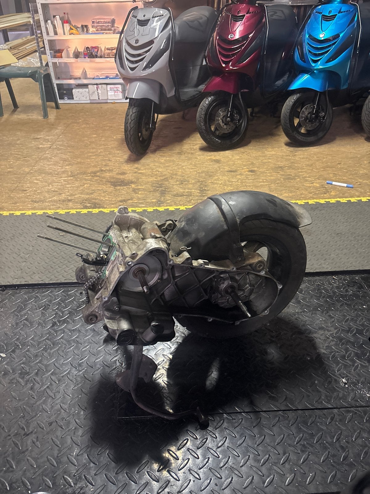Piaggio Zip Carter met Brom Vertanding, Ophalen of Verzenden, Gebruikt, Blok, Piaggio