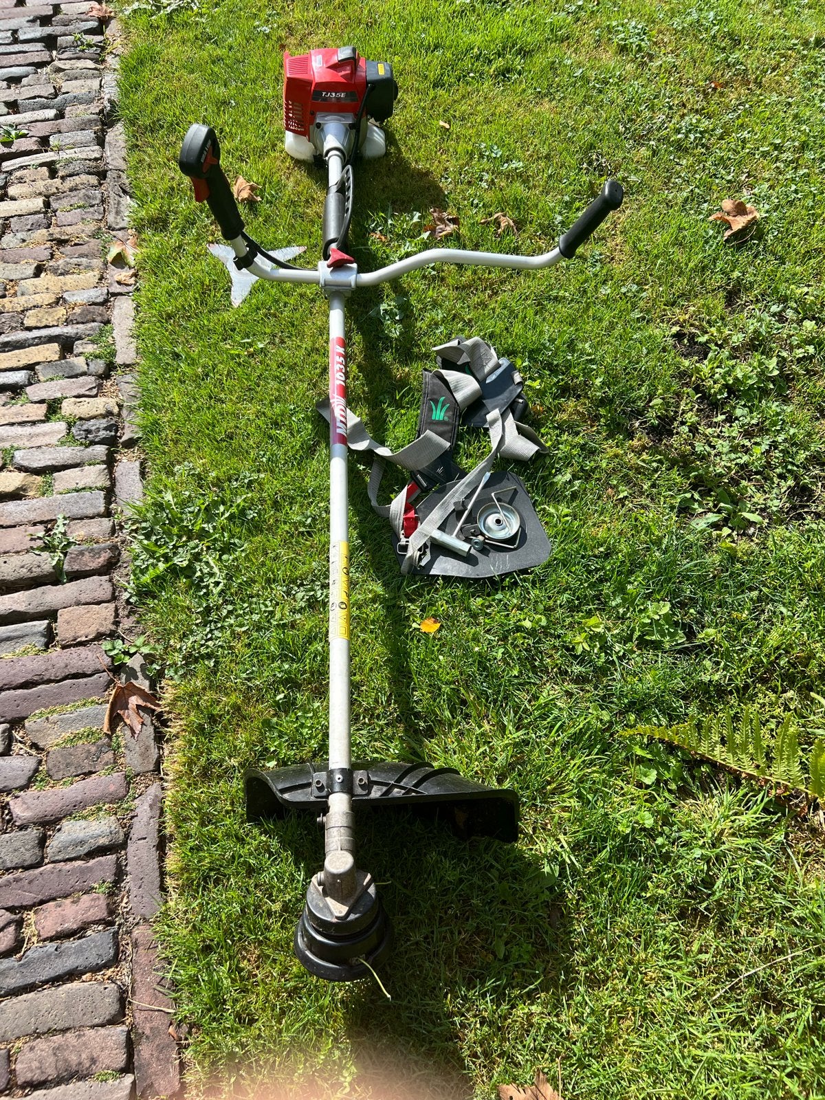 MTD 1035 K Kawasaki TJ35E Benzine Grastrimmer Bosmaaier, Ophalen, Gebruikt, 50 cm of meer, Benzine-grasmaaier