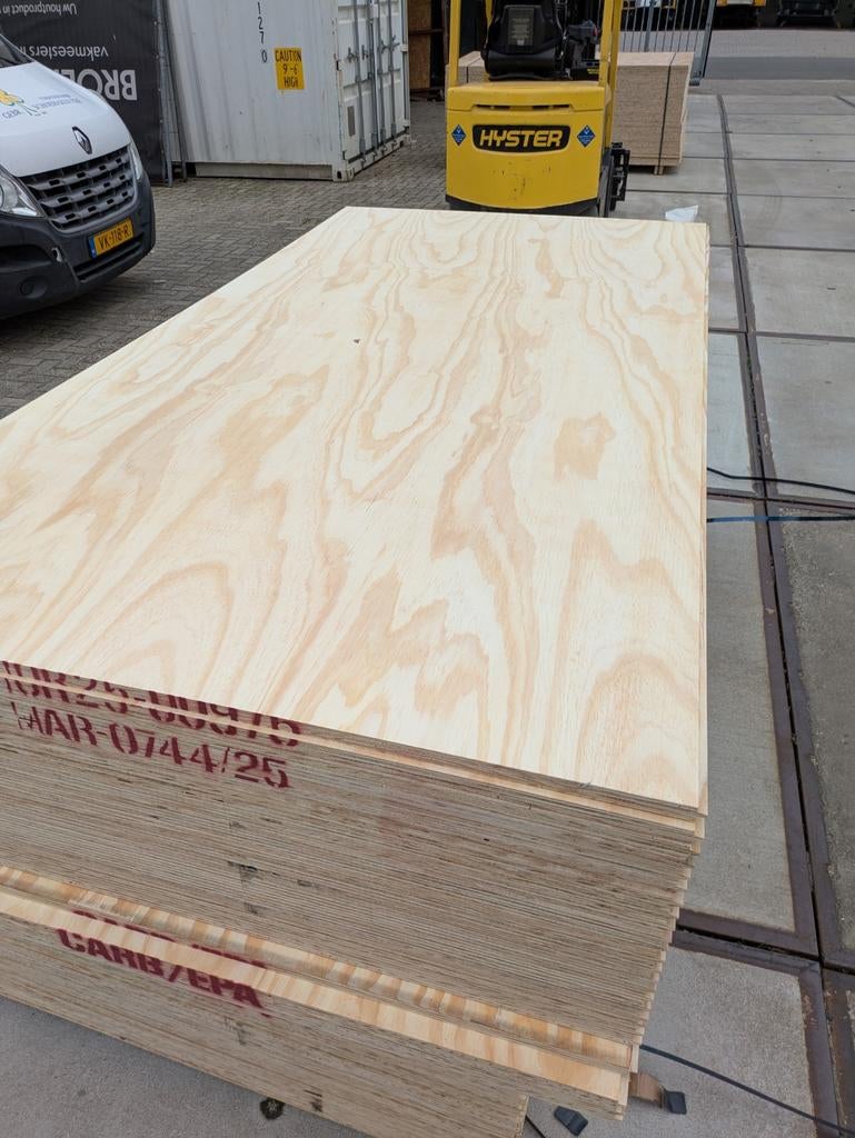 Underlayment 18mm Eliotti 1,22x2,44m Tong & Groef, Doe-het-zelf en Verbouw, Platen en Panelen, Ophalen, Nieuw, Multiplex