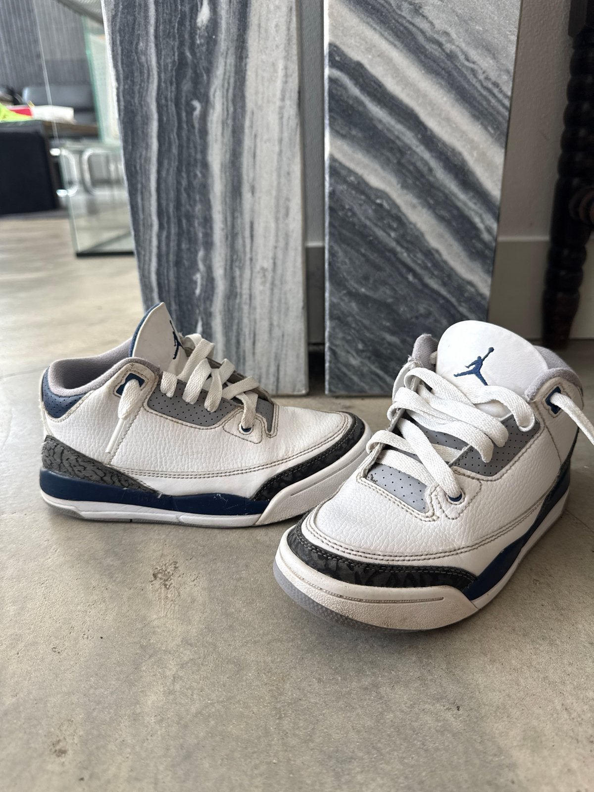 Nike Air Jordan 3 Retro PS "Midnight Navy" - Maat 33, Ophalen, Gebruikt, Jongen of Meisje, Sportschoenen