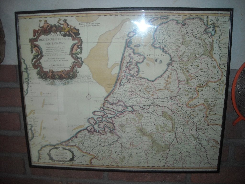 curiosa kaart van nederland, Boeken, Atlassen en Landkaarten, Ophalen, 1800 tot 2000, Nederland, Landkaart
