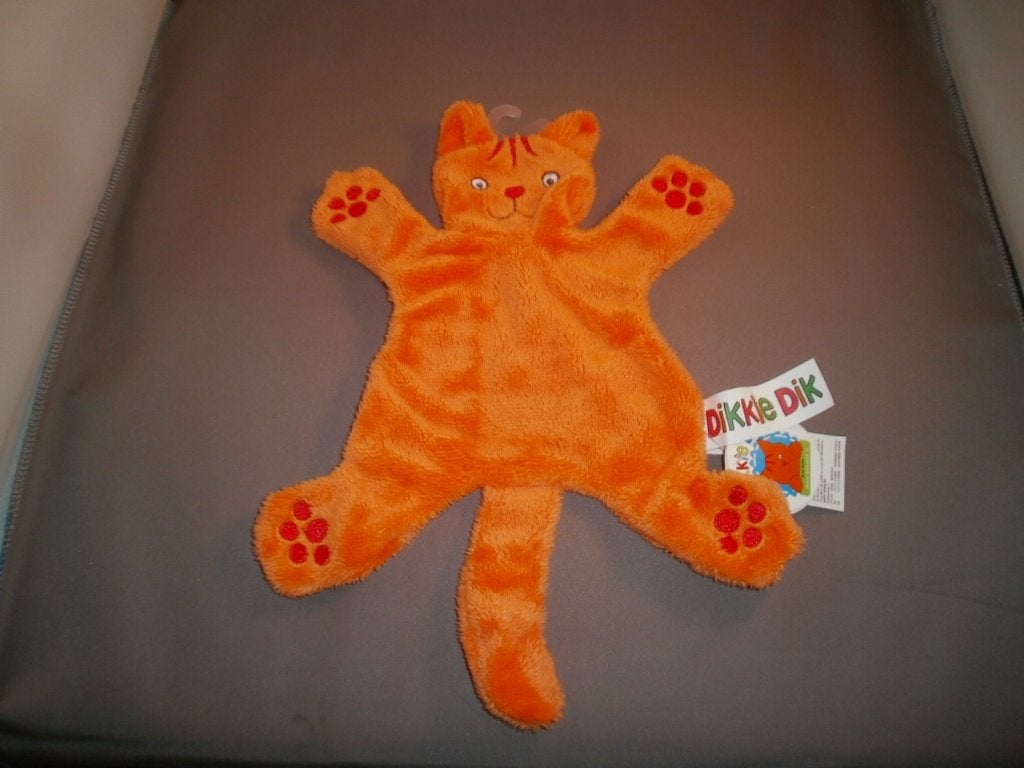 dikkie dik happy horse poes doekje oranje velours en rode, Kinderen en Baby's, Oranje, Happy Horse, Nieuw, Ophalen of Verzenden