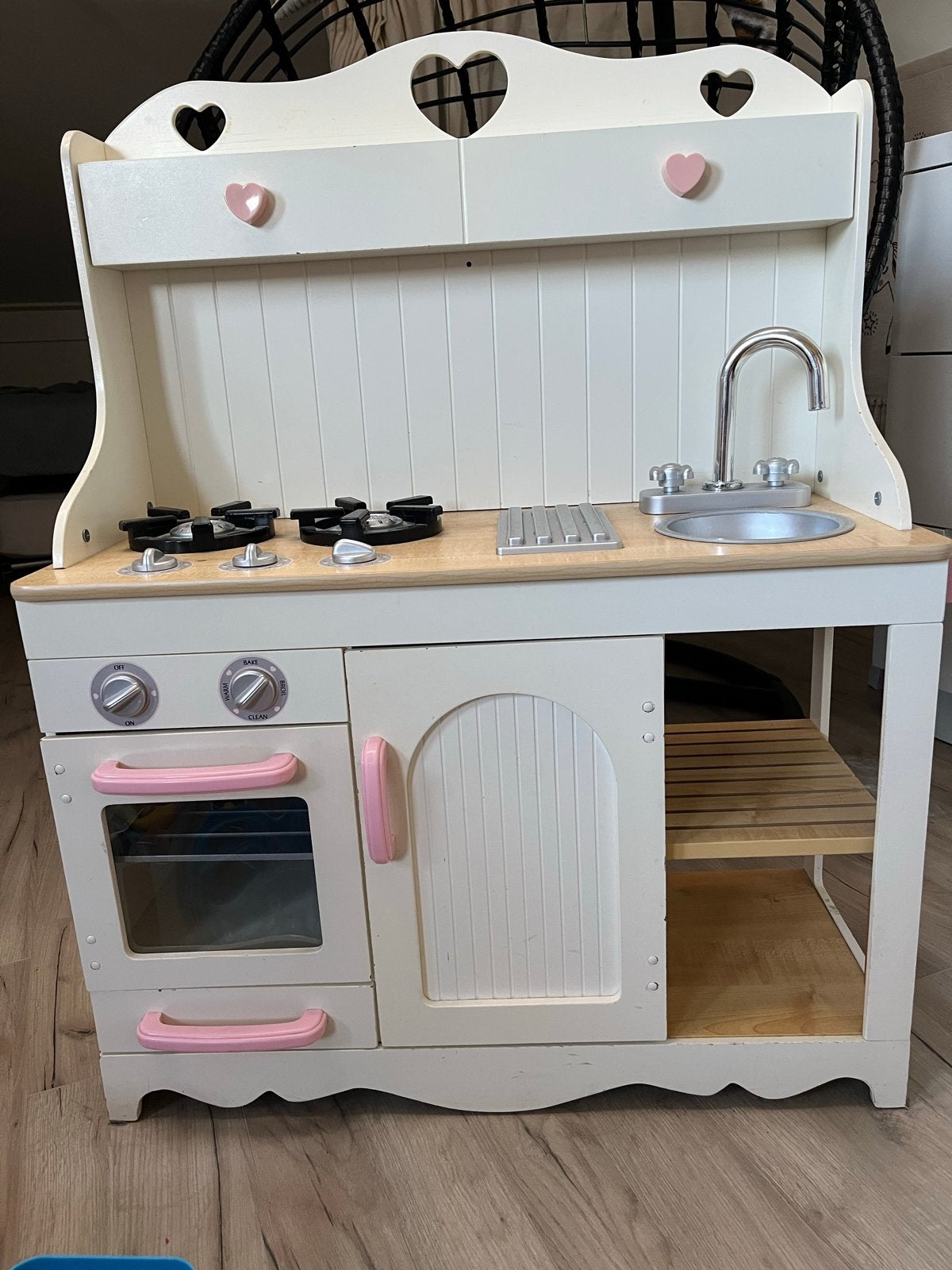 Kidkraft Houten Speelkeuken met Accessoires, Kinderen en Baby's, Speelgoed | Houten speelgoed, Ophalen, Gebruikt, Meubelstuk of Keukentje