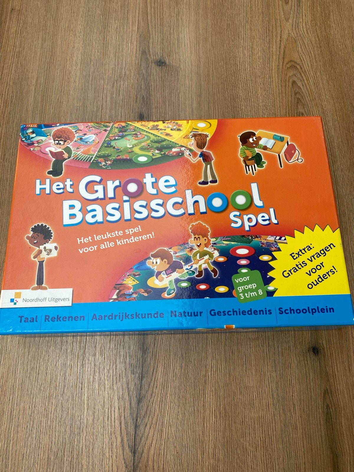 Het Grote Basisschool Spel - Educatief bordspel, Drie of vier spelers, Ophalen of Verzenden, Gebruikt