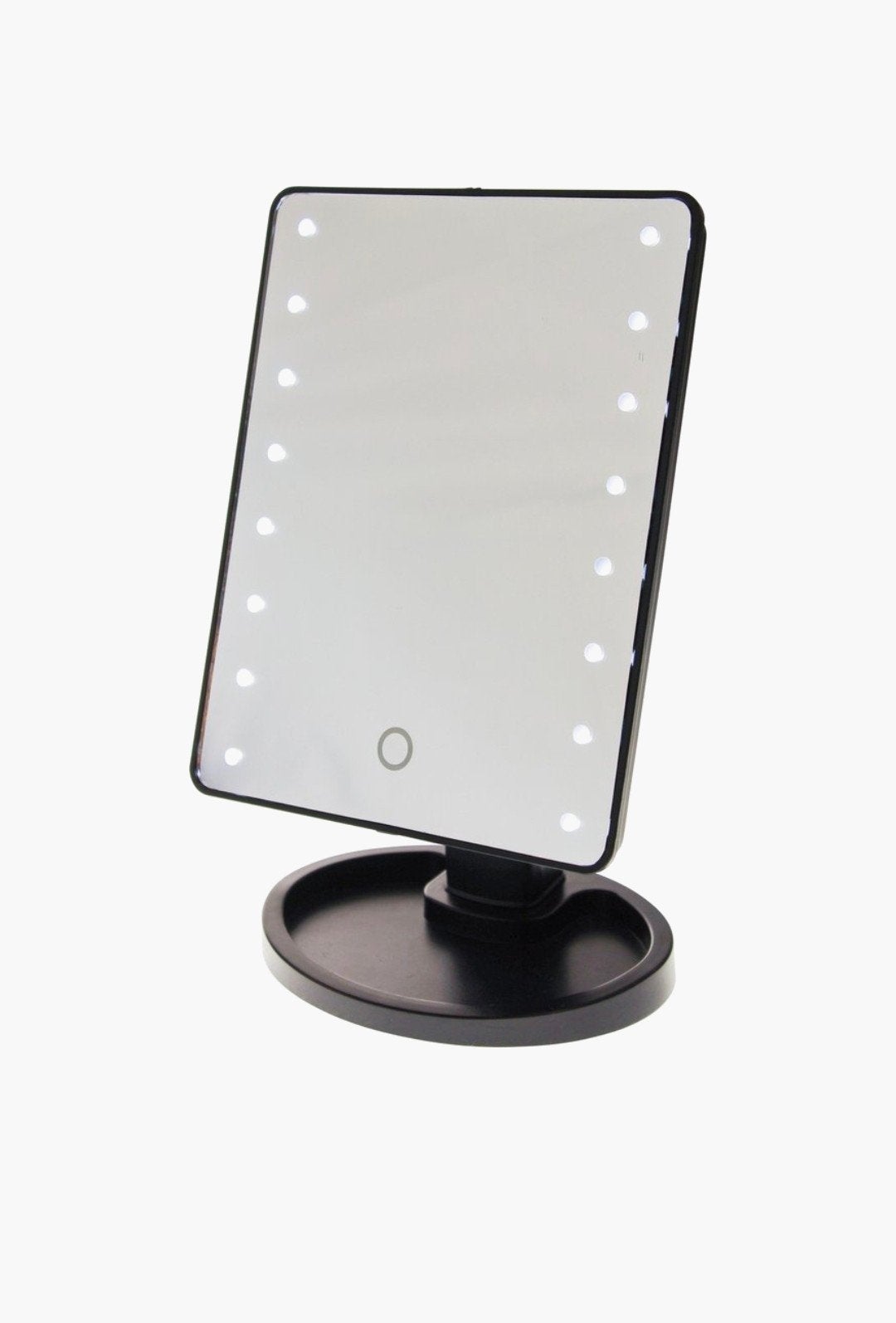 Spiegel met LED Verlichting - Make-upspiegel - zwart, Minder dan 50 cm, Nieuw, Ophalen of Verzenden, Minder dan 100 cm