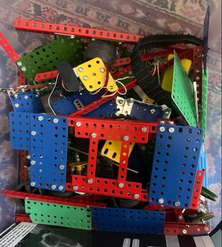 Grote partij Meccano onderdelen - Amstelveen Noord, Ophalen, Gebruikt, Overige merken
