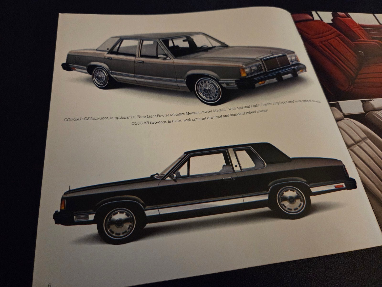 Brochure Mercury Cougar 1981 USA, Ophalen of Verzenden, Zo goed als nieuw, Overige merken