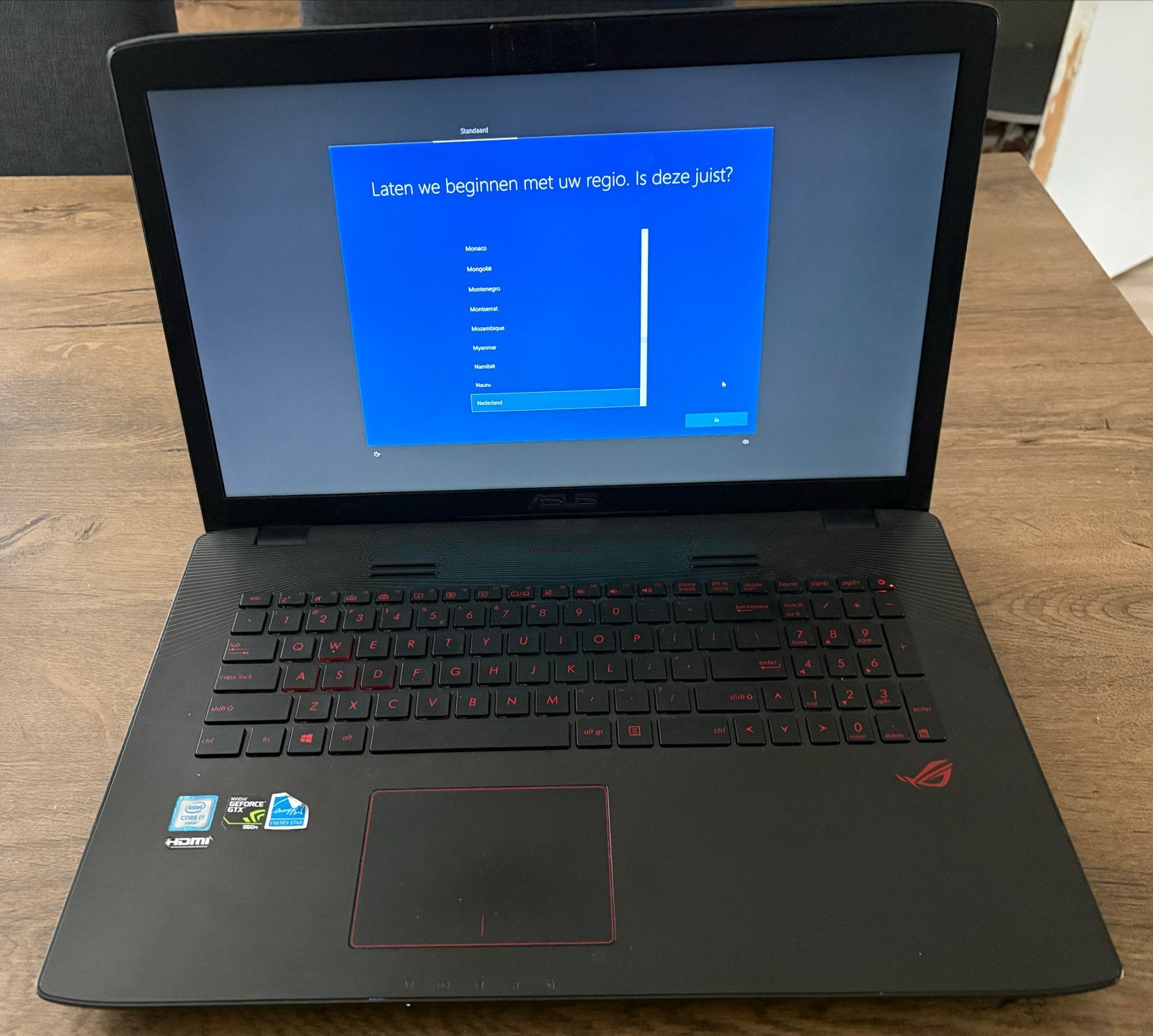 ASUS Gaming Laptop i7 GTX 960M 1TB Opslag Inclusief Oplader, Computers en Software, Windows Laptops, Ophalen, Gebruikt, 2 tot 3 Ghz
