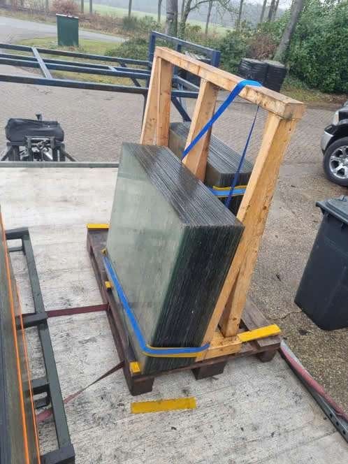 Kassenglas tuinderglas goedkoop glas, Ophalen, Glas, Gebruikt, Overige materialen