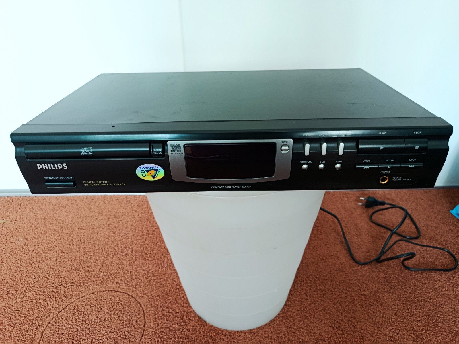 Philips CD 723 Compact Disc Speler - Uitstekende Staat, Ophalen of Verzenden