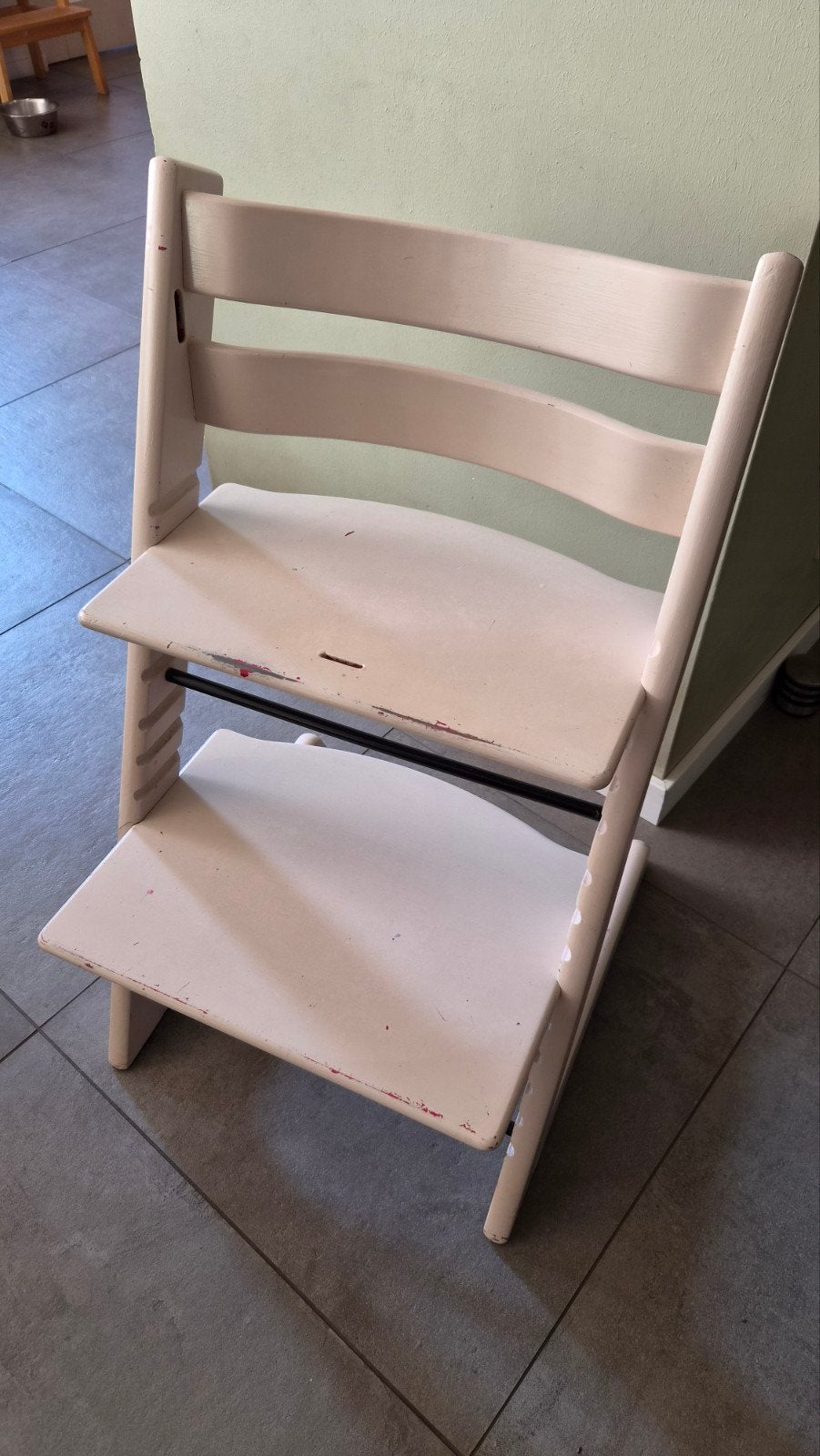 Stokke Tripp Trapp kinderstoel - Lichtroze (Nieuw Model), Ophalen, Meegroeistoel, Aanschuifbaar