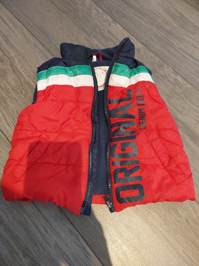 Bodywarmer jongens maat 80, Ophalen of Verzenden, Zo goed als nieuw, Jongetje, Jasje