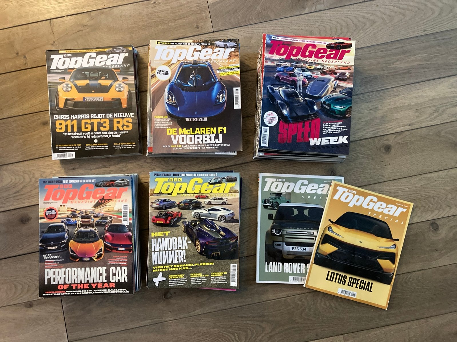 Grote stapel TopGear magazines (54 stuks), Boeken, Ophalen, Gelezen, Algemeen