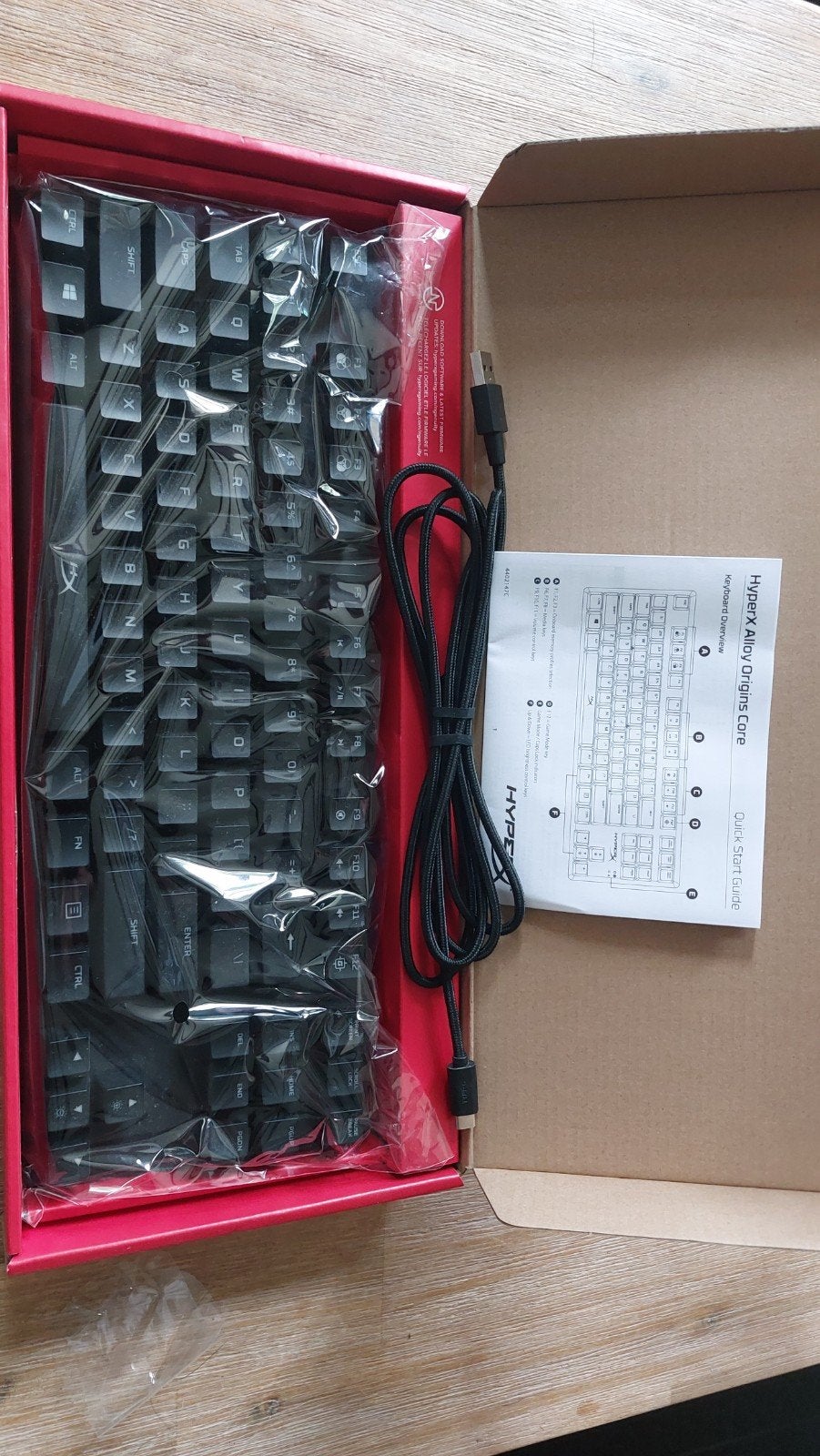 HyperX Alloy Origins Core Gaming Toetsenbord RGB, Ophalen of Verzenden, Gebruikt