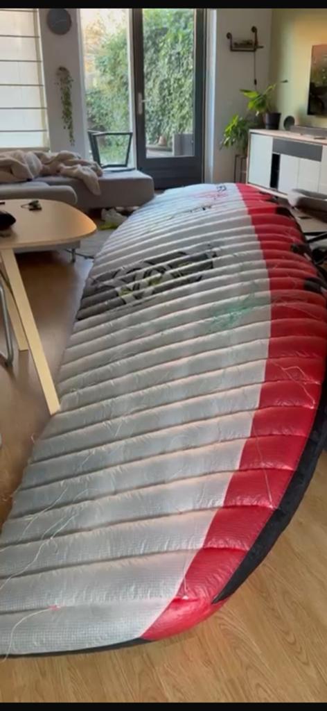 Flysurfer soul 10m incl. bar, Ophalen, Gebruikt, 10 m², Geen board