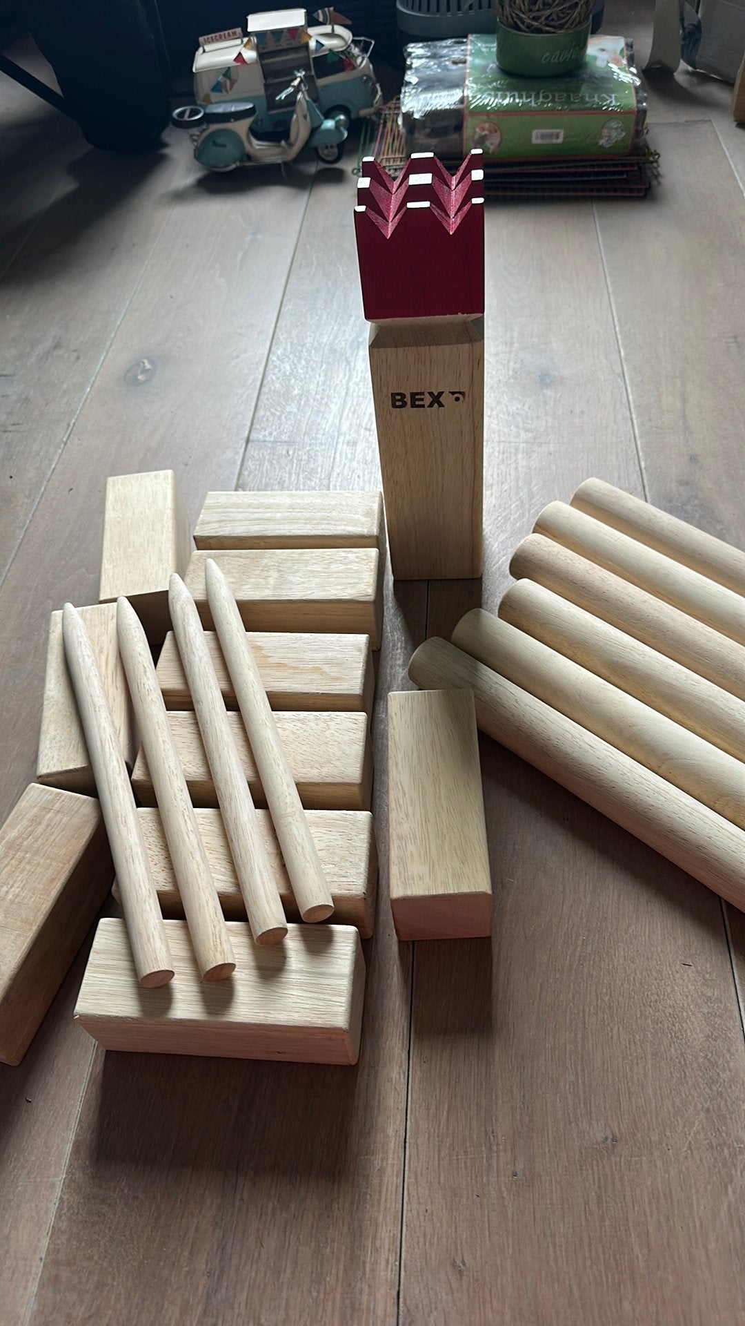 Bex original rubberwood cubb spel, Ophalen of Verzenden, Zo goed als nieuw