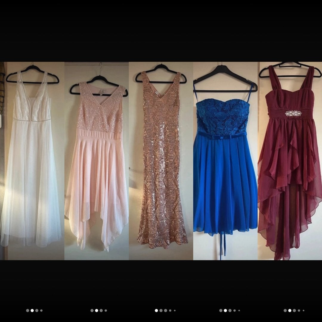 Feestjurken/Galajurken - Maat XS en S, Kleding | Dames, Ophalen of Verzenden, Zo goed als nieuw, Maat 36 (S), Roze
