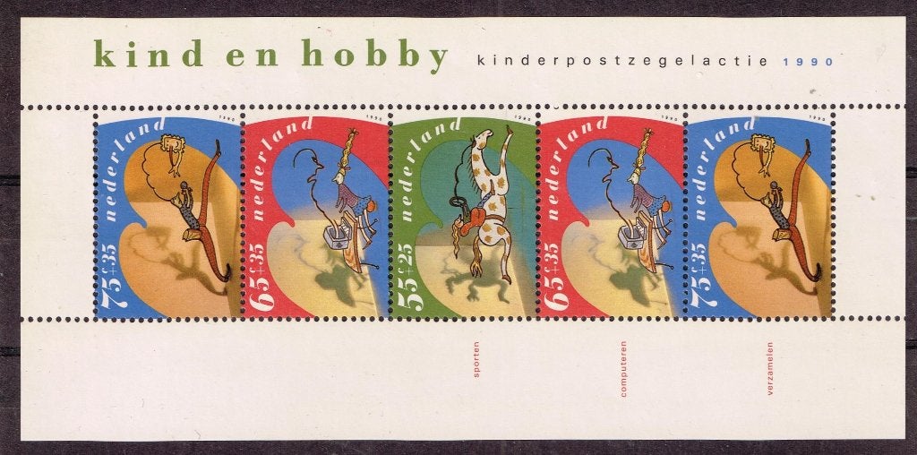 Postzegels uit Nederland - K 2548 - kinderen en hobby, Ophalen of Verzenden, Na 1940, Gestempeld