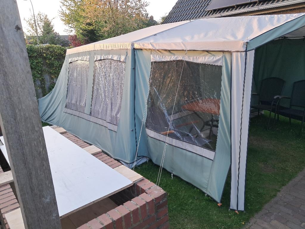 bungalowtent, Caravans en Kamperen, Tenten, Ophalen, Gebruikt, Tot en met 4