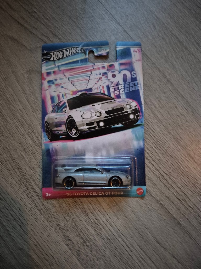 Hot Wheels '95 Toyota Celica GT Four 90s Street Scene, Hobby en Vrije tijd, Modelauto's | Overige schalen, Ophalen of Verzenden