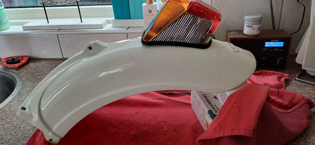 Zündapp 517 achterspatbord compleet nieuw voorspatbord bord, Ophalen, Nieuw, Overige typen