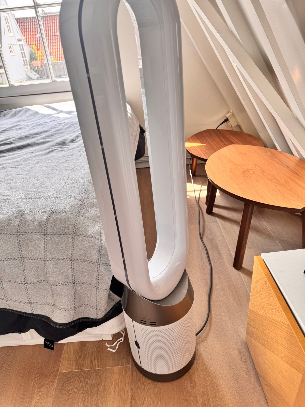 Dyson Pure Cool Link Torenventilator met luchtreiniger, Ophalen of Verzenden, Ventilator met afstandsbediening, Zo goed als nieuw