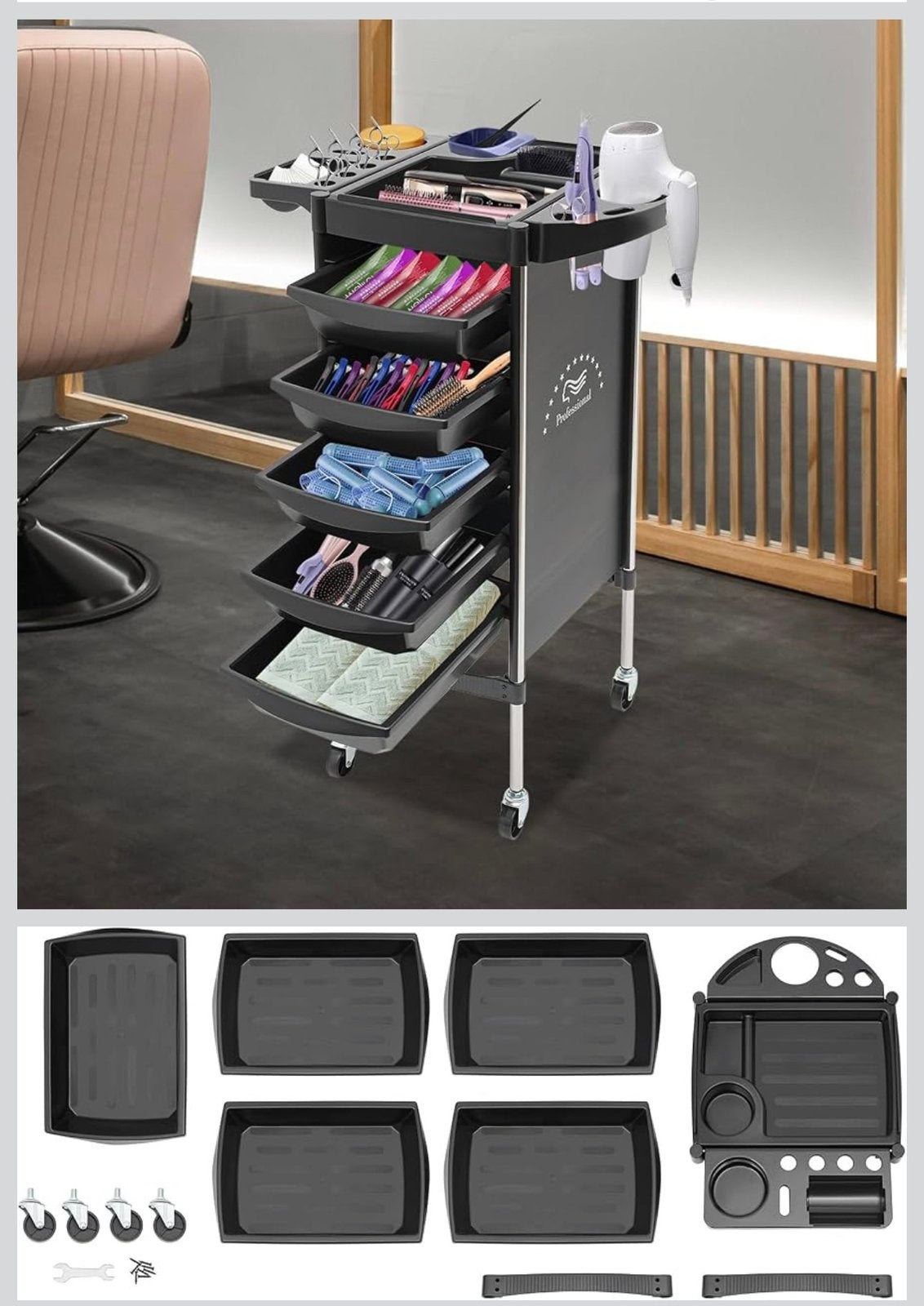 Beauty salon /barber trolley