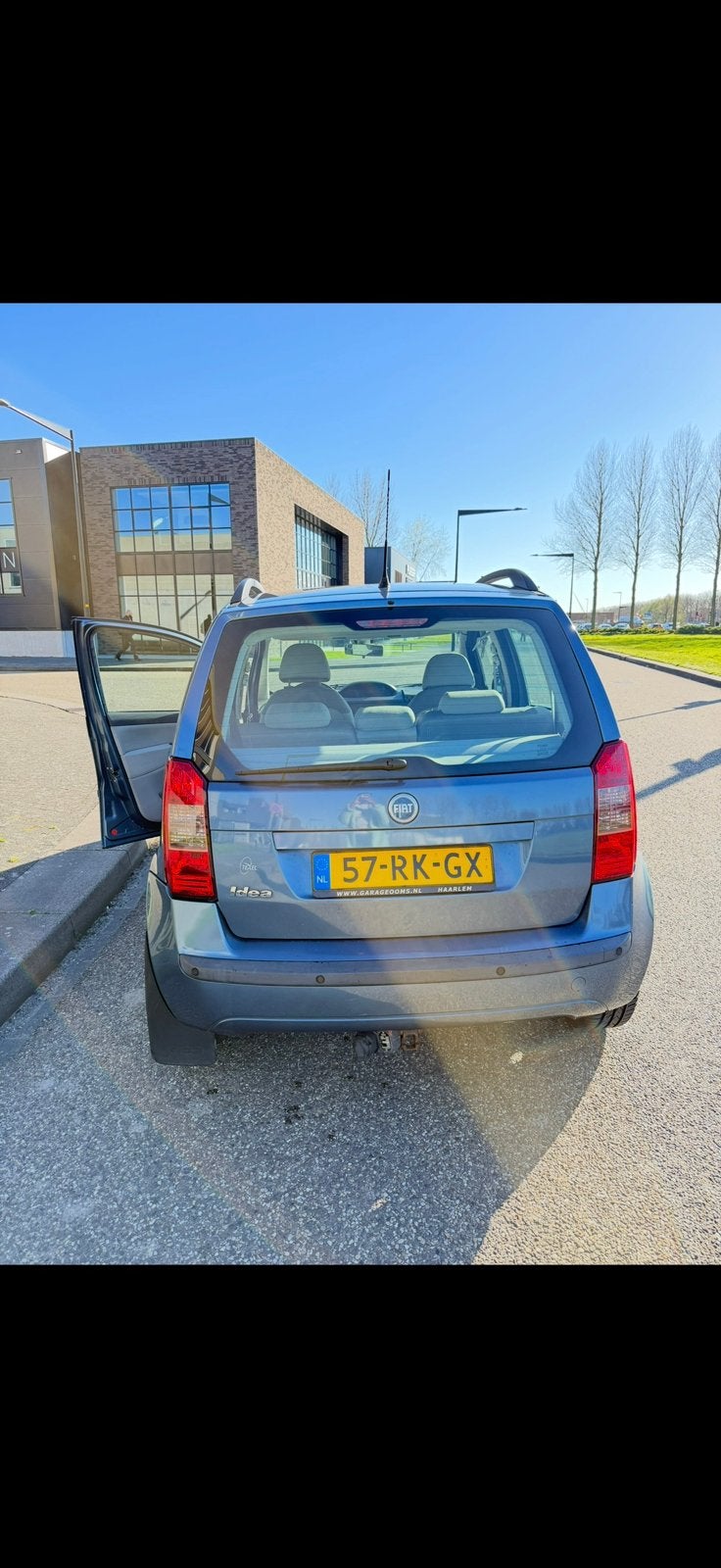 Fiat Idea 1.4 16V AUT 2005 Blauw, 1350 kg, Stof, 95 pk, Blauw