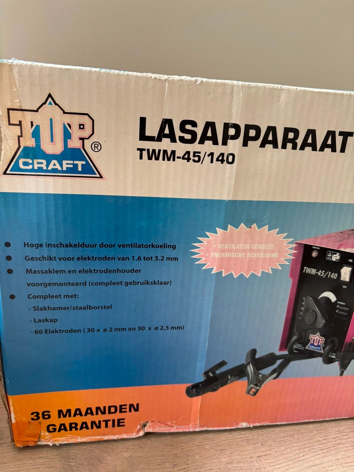 Top Craft Lasapparaat TWM-45/140, Ophalen, Nieuw, 150 tot 250 ampère, Elektroden