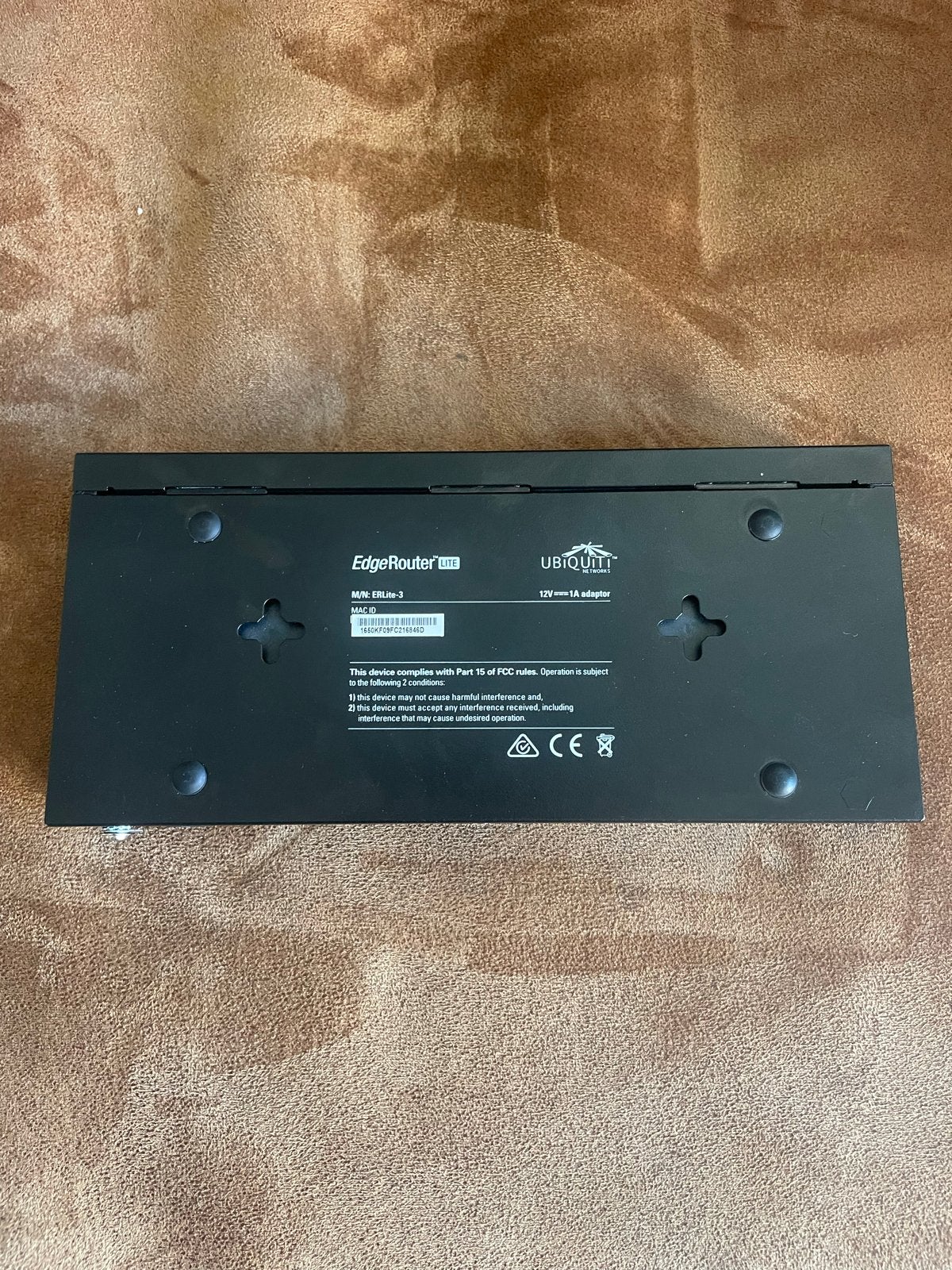 Ubiquiti EdgeRouter Lite ERLite-3 Router, Ophalen of Verzenden, Gebruikt, Router