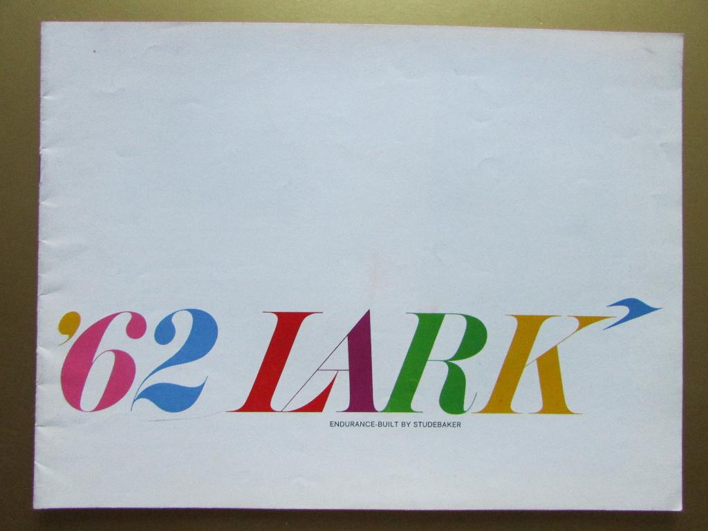 1962 Studebaker Lark brochure, Engels, Ophalen of Verzenden, Zo goed als nieuw, Overige merken