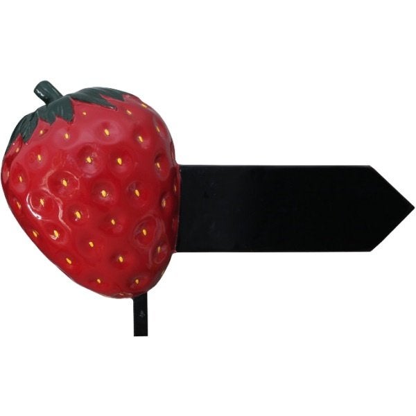 Aardbei reclame bord 55 cm - aardbei schrijfbord, Ophalen, Reclamebord, HorecaBeelden, Nieuw