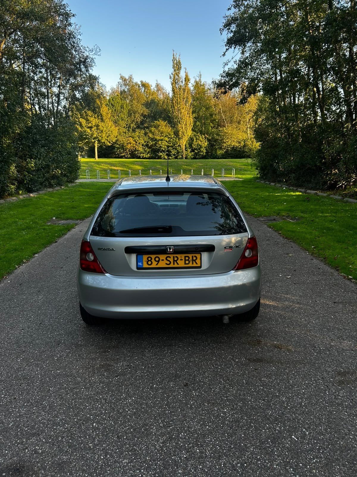 Honda Civic 2002 Grijs 1.4 i Automaat, Auto's, 1396 cc, 49 €/maand, Particulier, 1150 kg