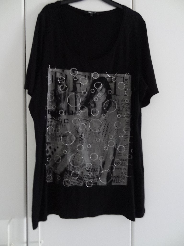 Top/ Shirt  in zwart van MS mode - Maat L, Zwart, Maat 42/44 (L), Ophalen of Verzenden, Zo goed als nieuw