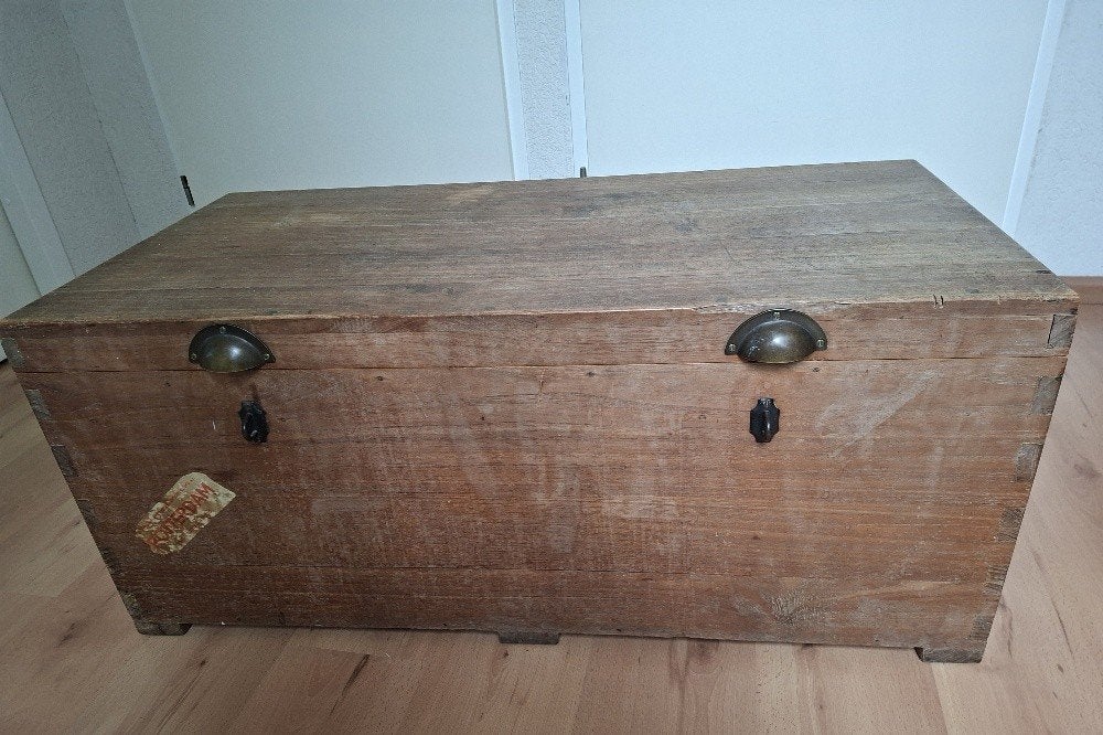 oude opbergkist, Huis en Inrichting, Ophalen, Minder dan 50 cm, Gebruikt, 50 tot 100 cm