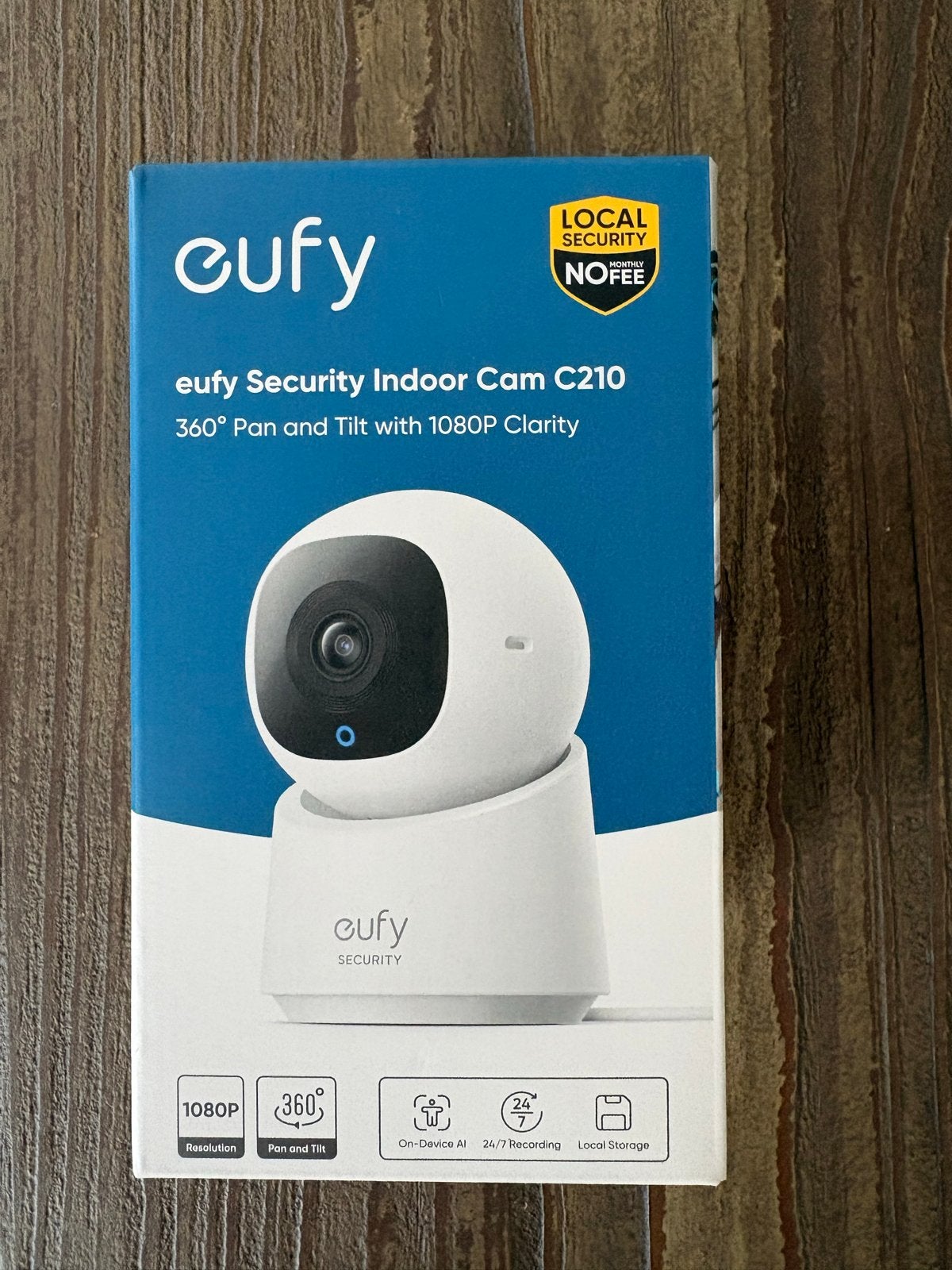 Eufy Security Indoor Cam C210 360, Verzenden, Nieuw, Binnencamera