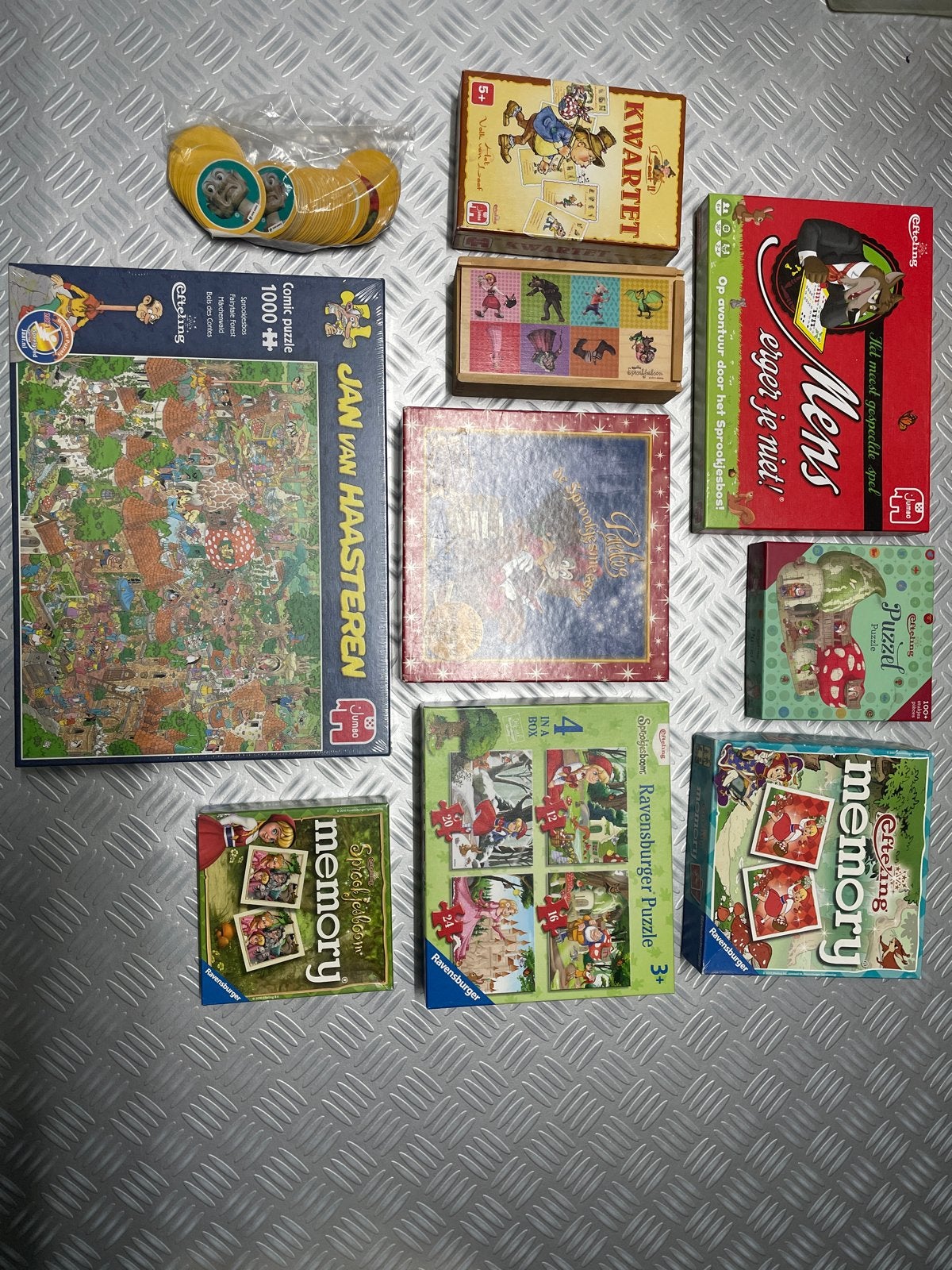 Diverse Spellen en Puzzels: Efteling, Jan van Haasteren & Me, Ophalen of Verzenden, Gebruikt, Jongen of Meisje