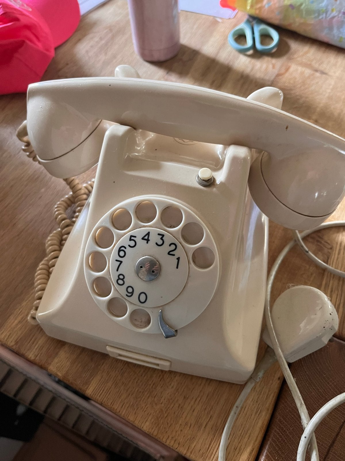 Vintage bakelieten telefoon, Ophalen of Verzenden, Gebruikt