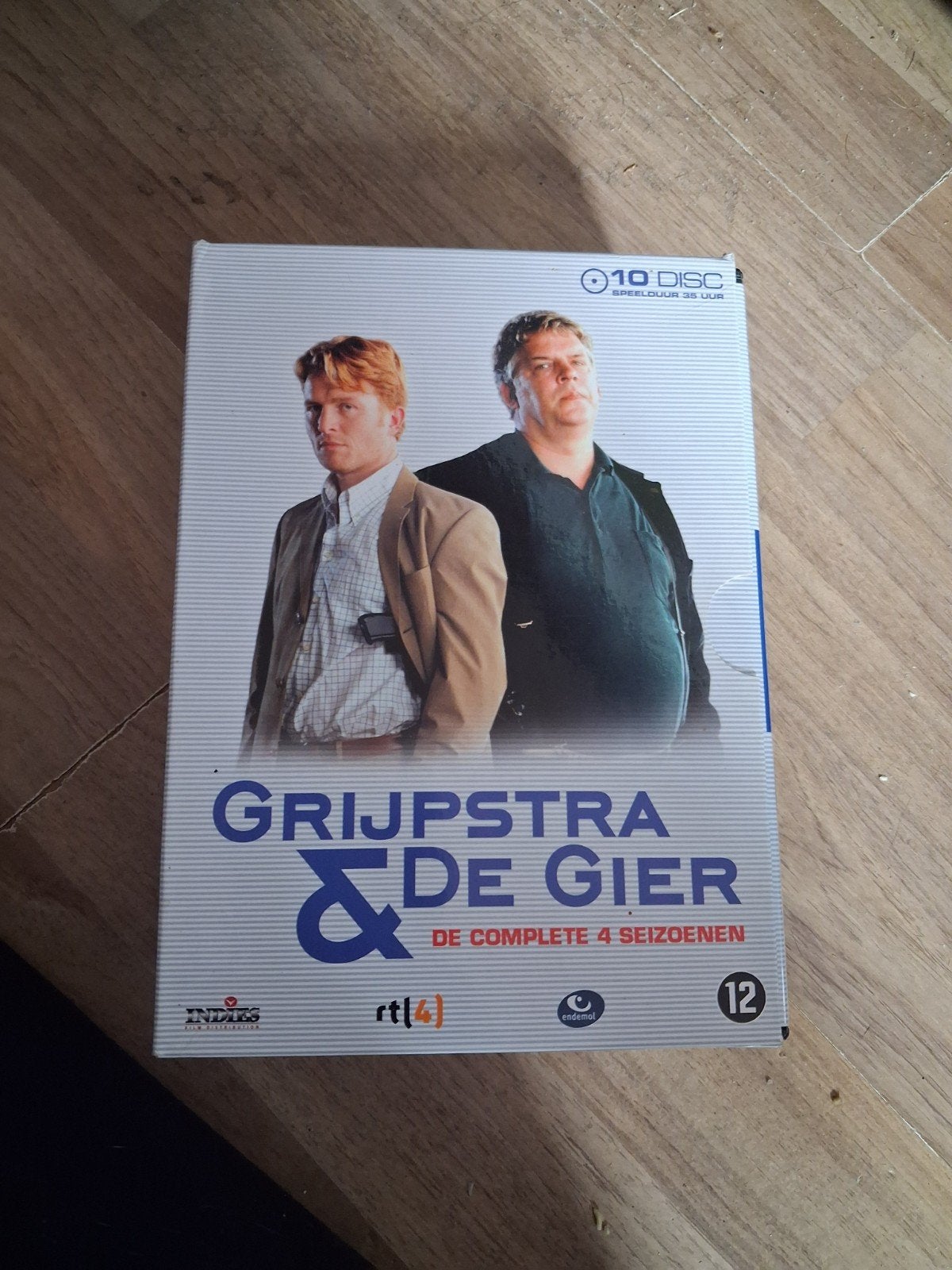 Grijpstra & De Gier - De complete 4 seizoenen (10 discs), Nederlands, Zo goed als nieuw, Inclusief doosje, Ophalen of Verzenden