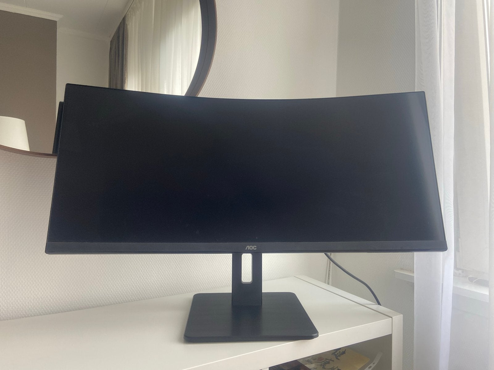 AOC CU34P2C Ultrawide Curved Monitor - Zo goed als nieuw, HDMI, Curved, VA, Zo goed als nieuw
