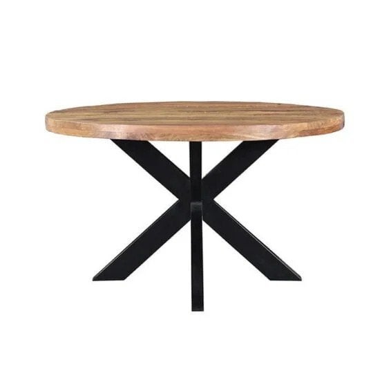 Mango tafel rond  zie omschrijving met kruispoot, Ophalen