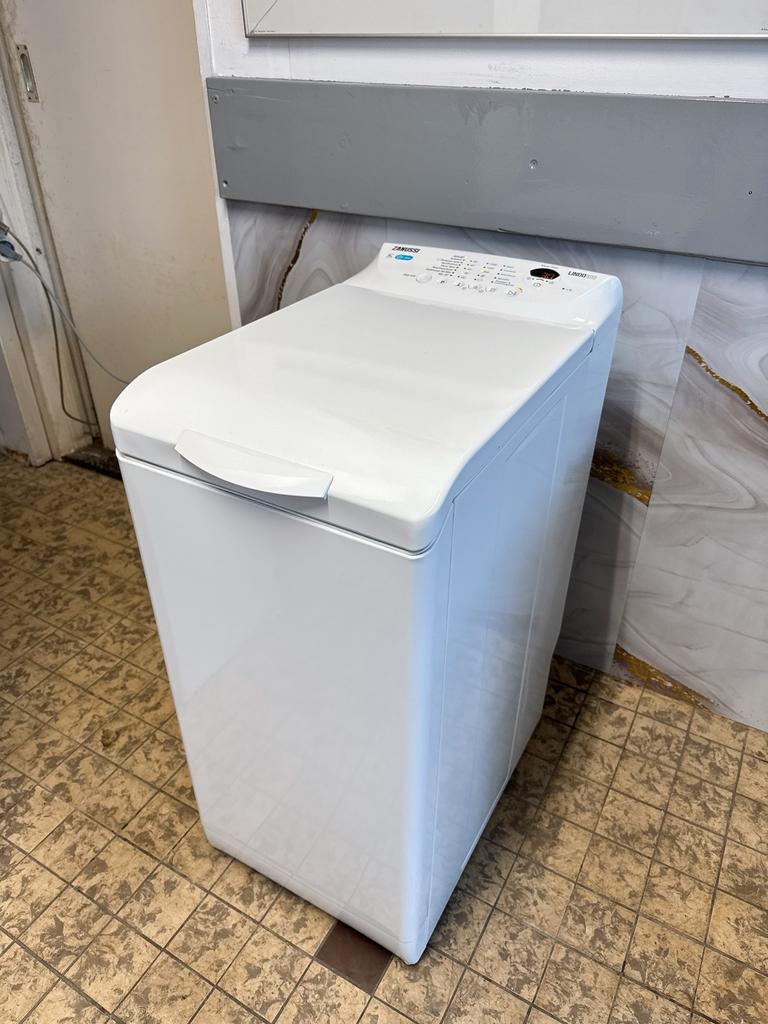 Zanussi Bovenlader Wasmachine 7kg A+++ (40cm breed), 6 tot 8 kg, Bovenlader, Ophalen of Verzenden, Zo goed als nieuw
