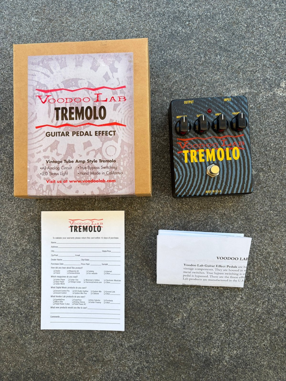 Voodoo Lab Tremolo (Nieuwstaat + Doos & Manual), Ophalen of Verzenden, Zo goed als nieuw, Overige typen