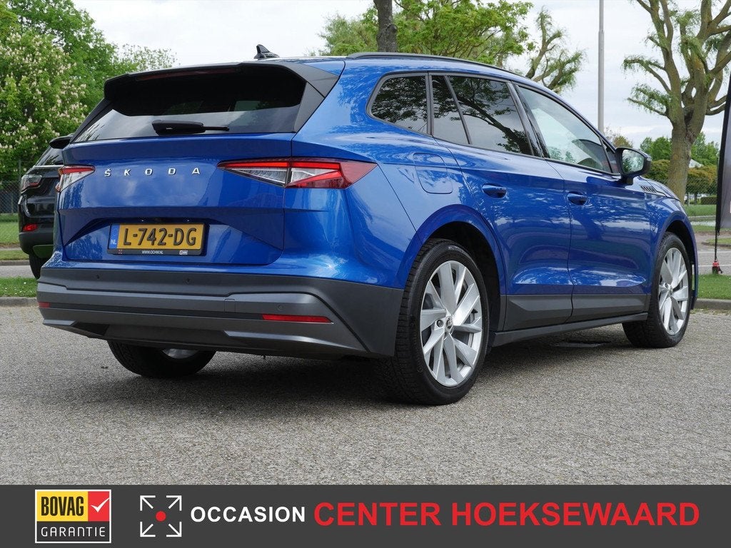 SKODA Enyaq Iv 60kWh 180pk First Edition | SOH 90% | 20"inch, 12 maanden, Achterwielaandrijving, Gebruikt, Leder en Stof