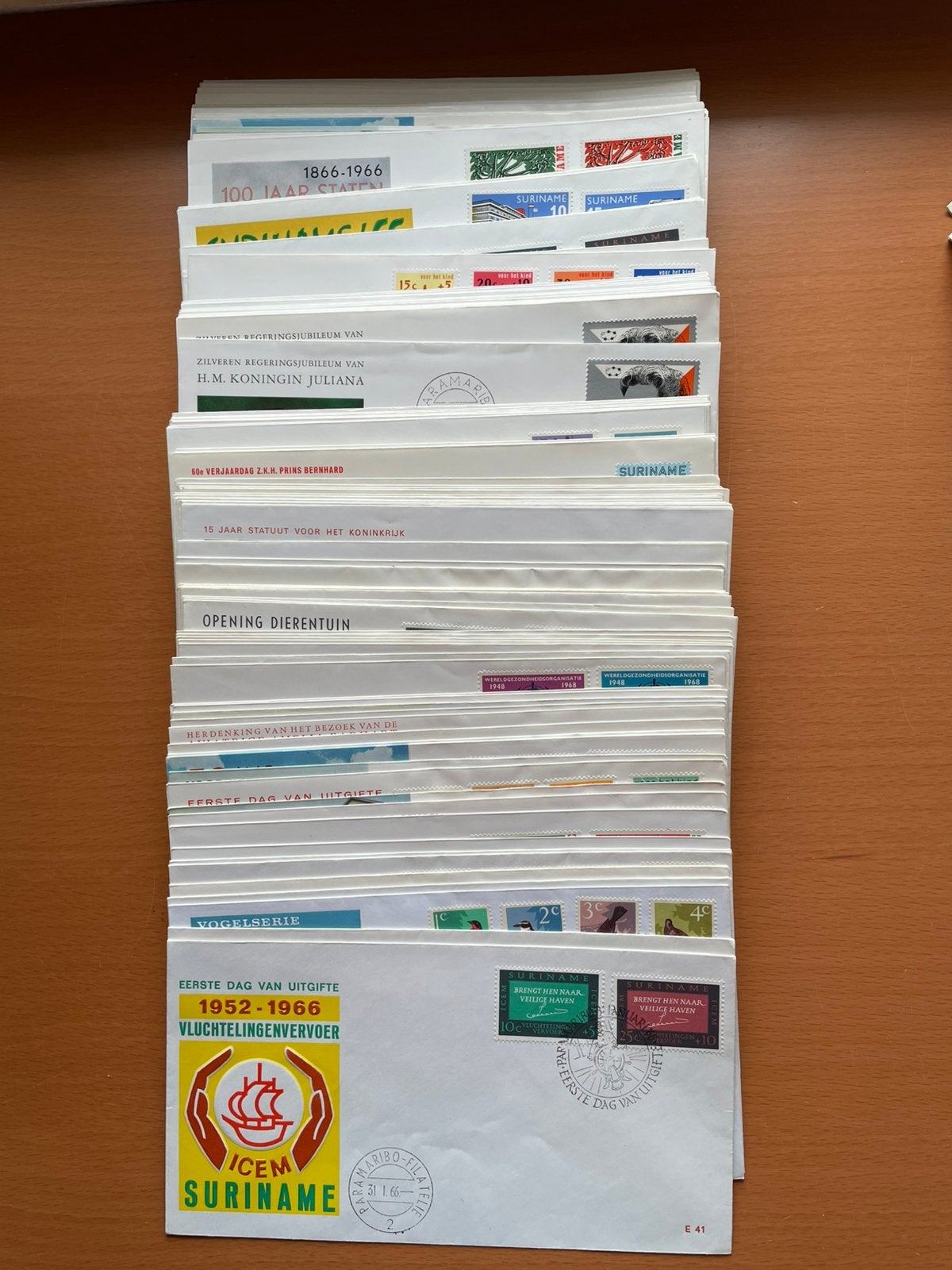 Te koop: 123 Env. Suriname., Verzenden, Rest van de wereld
