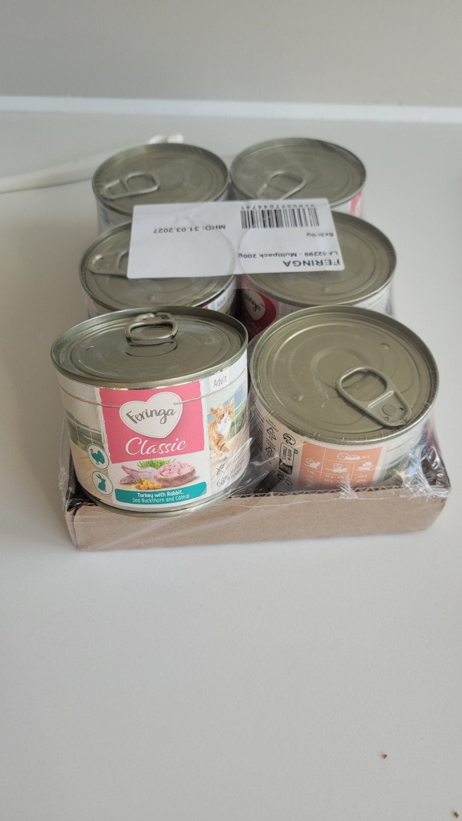 Feringa Classic Adult 6x200gr natvoer kat, Ophalen of Verzenden, Kat