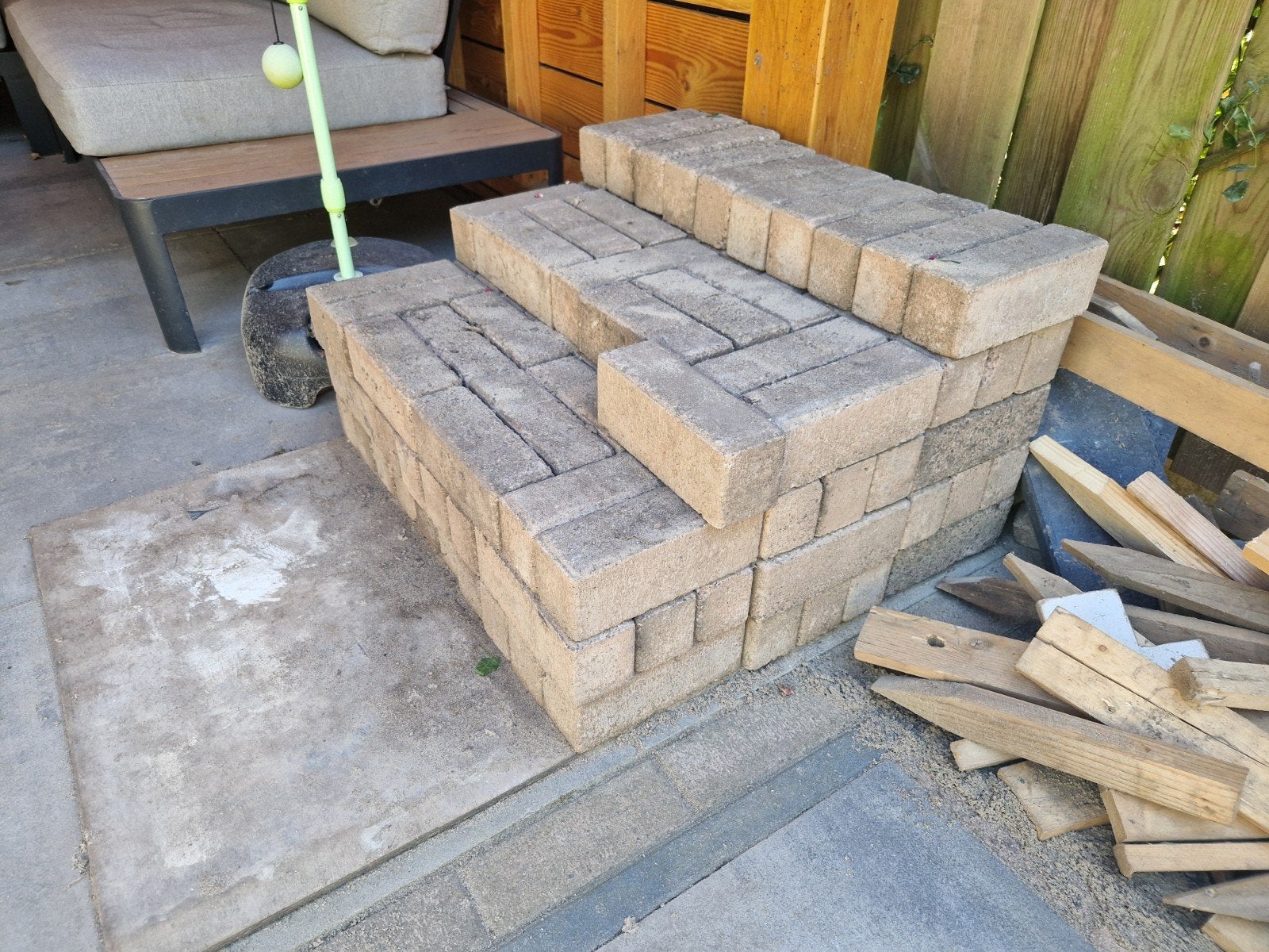 gratis klinkers 120 stuks, Tuin en Terras, Tegels en Klinkers, Ophalen, Gebruikt, 5 tot 10 m², Klinkers
